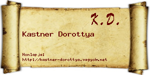 Kastner Dorottya névjegykártya